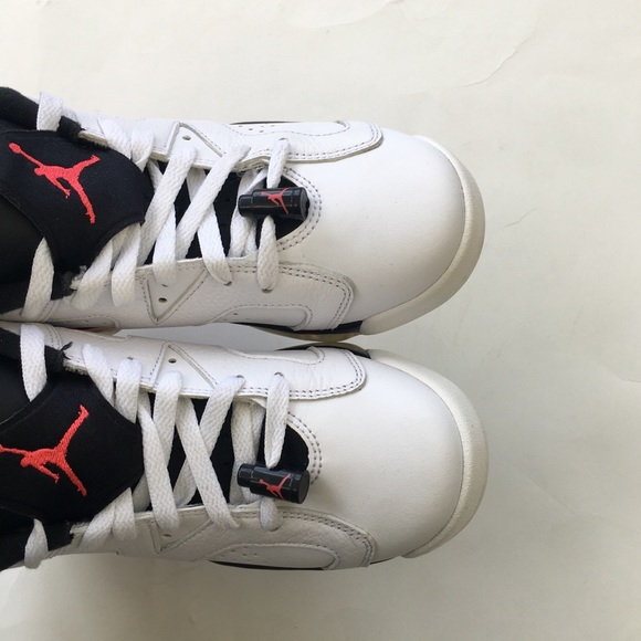 SOLD! Nike Air Jordan 6 Retro Low White Infrared Jordans - Picture 6 of 14